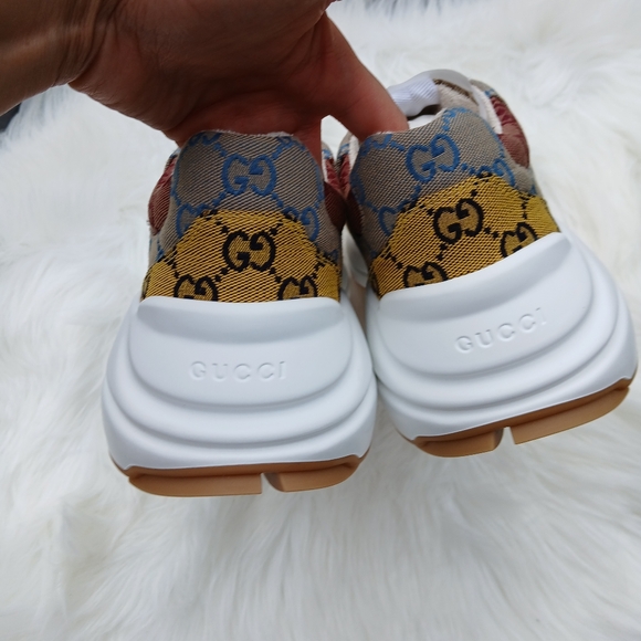 Gucci Mens GG Rython Multicolor Sneaker - Picture 6 of 14
